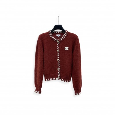 CHANEL CREW NECK CARDIGAN 